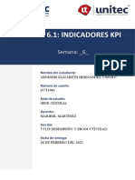 S6 - Tarea 6.1 - Indicadores KPI