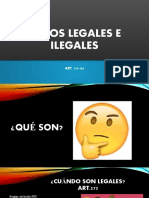 PAROS LEGALES E ILEGALES
