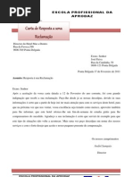 Carta Reclamação