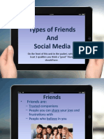 Types of Friends and Social Media