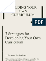 Building Your OWN Curriculum