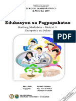 EsP10 - Q3 - MOD3 - Karapatan Sa Buhay PDF
