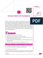 Evolution of Tourism: Module - 1