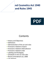 Drugs and Cosmetics Act 1940: A Guide to Key Provisions and Schedules