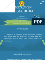 Open Pan Evaporimeter