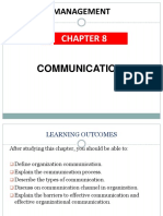 Management Chapt 8 Communication