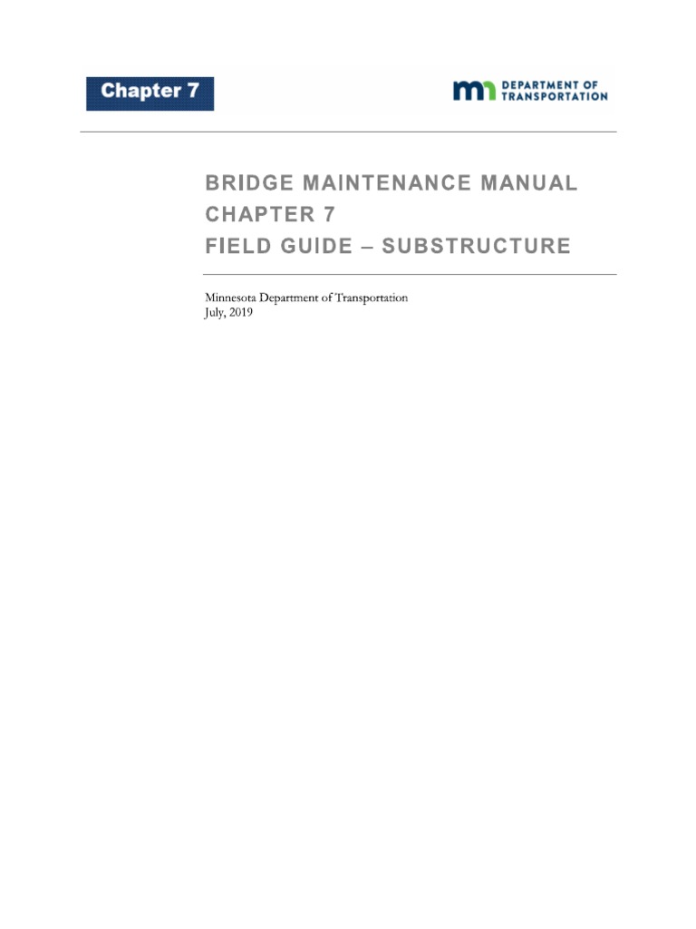 Bridge Maintenance Manual PDF