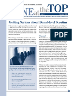 Getting Serious About Board-Level Scrutiny: Published by The Institute of Internal Auditors