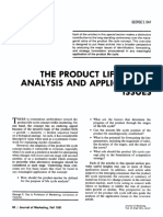 The Product Life Cycle: Analysis and Applications Issues: George S. Day