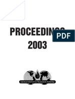 Proceedings 2003: American School of Gas Measurement Technology