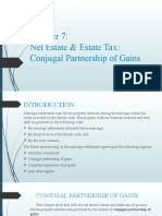 Net Estate & Estate Tax: Conjugal Partnership of Gains