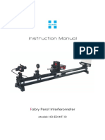 Fabry Perot Interferometer Detailed Manual Holmarc