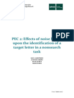 PEC 2 Effects of Noise Letters Upon The Identification of A Target