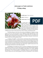 Botany Conservation Paper
