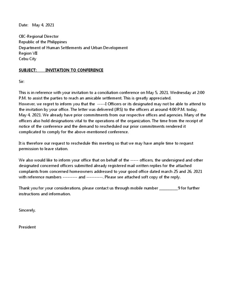 Request For Postponement | PDF | Career & Growth