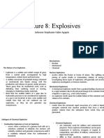 Lecture 8: Explosives: Julienne Stephanie Fabie-Agapin