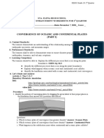 A.S No. 16 17 Convergence of Oceanic and Continental Plates