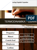 TERMODINAMIKA - USAHA