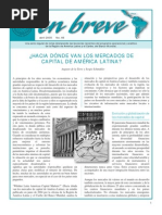 Hacia Donde Van Los Mercados