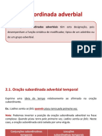 Orações subordinadas adverbiais