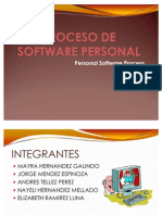 Proceso de Software Personal