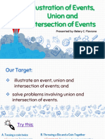 Illustration of Events, Union and Intersection of Events: Presented By: Belery C. Flaviano