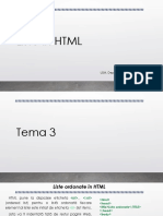 Tema 3 Liste in HTML