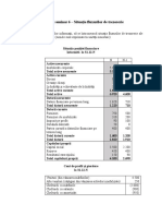 Suport de seminar - Situația fluxurilor de trezorerie