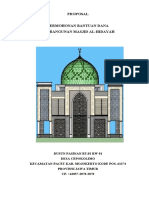 Proposal Pembangunan Masjid Al-Hidayah