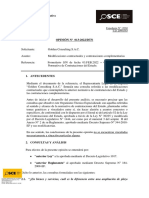 Opinión 013-2022 - GOLDEN CONSULTING - Contrataciones Complementarias PDF