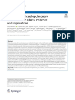 Extracorporeal Cardiopulmonary Resuscitation in Adults: Evidence and Implications