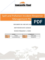 Spill and Pollution Incident Response Management Plan