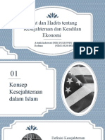 Ayat Dan Hadits Tentang Kesejahteraan Dan Keadilan Ekonomi