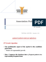 Association Rule Mining: FP Growth