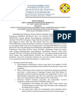 Surat Edaran PTM Ilmu Hukum S-1 Genap 2021-2022