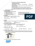 Etapa de diagnóstico 2° año: MCM, MCD, ecuaciones, ángulos, fracciones