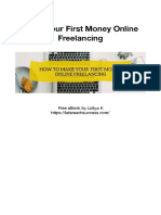 Make Your First Money Online Freelancing: Free Ebook by Lidiya K