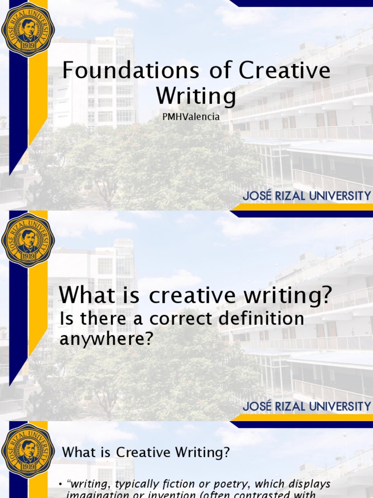 principles of creative writing pdf