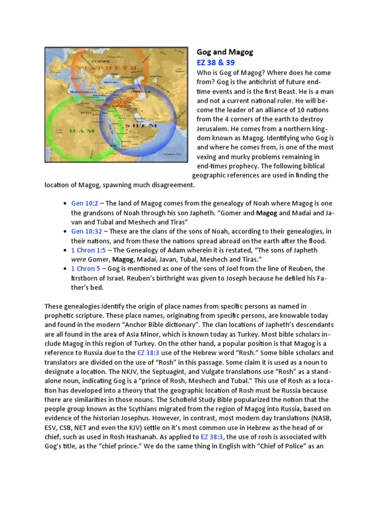 Gog and Magog PDF Armageddon Book Of Daniel