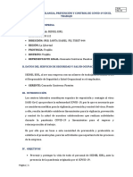 Plan de Vigilancia, Prevención y Control de Covid-19