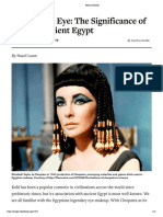 Cleopatra's Eye: The Significance of Kohl in Ancient Egypt