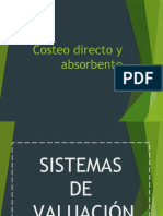 Costeo Directo y Absorbente