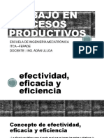 Eficiencia Eficacia