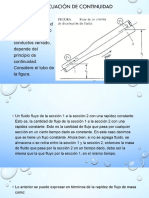 Hidrodinámica - Ecuación de Continuidad