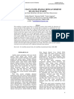 Pemodelan Data Panel Spasial Dengan Dimensi Ruang Dan Waktu: (Spatial Panel Data Modeling With Space and Time Dimensions)