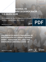PPT LINEAMIENTOS Socialización régimen Sierra-Amazonía 2021-2022