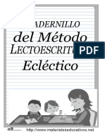 Cuadernillo Del Método Lectoescritura Ecléctico