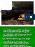 Background of Greek Tragedy