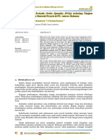 Pengaruh Metode Periodic Order Quantity (POQ) Terhadap Tingkat Efisiensi Pengadaan Material Proyek Di PT. Antero Makmur