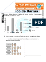 Ficha de Grafico de Barras para Segundo de Primaria